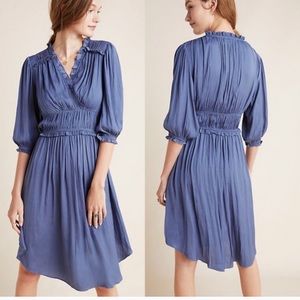 Anthropologie Current Air Ruffled dress
